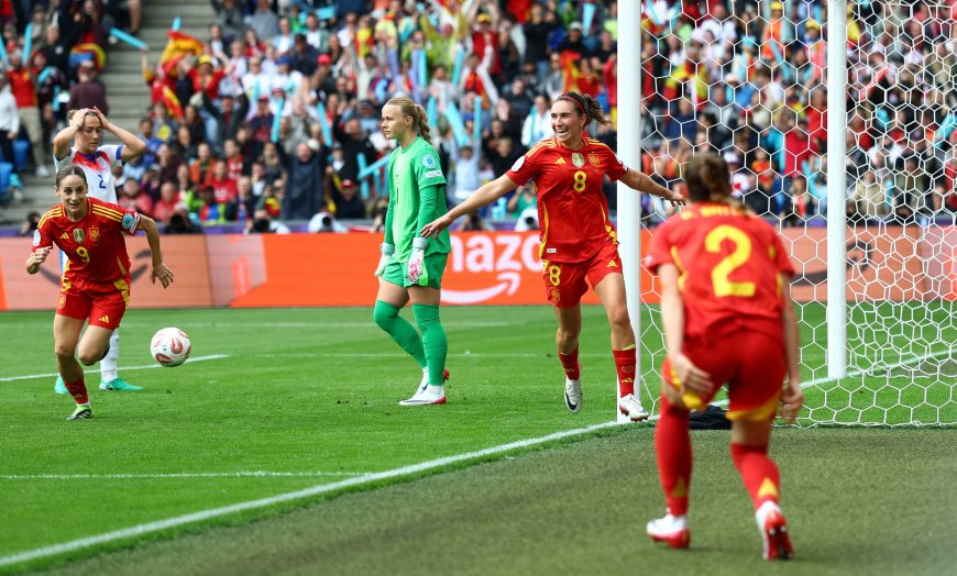 Inglaterra – España, la final de la Eurocopa femenina en directo | España se marcha al descanso por delante gracias al gol de Mariona