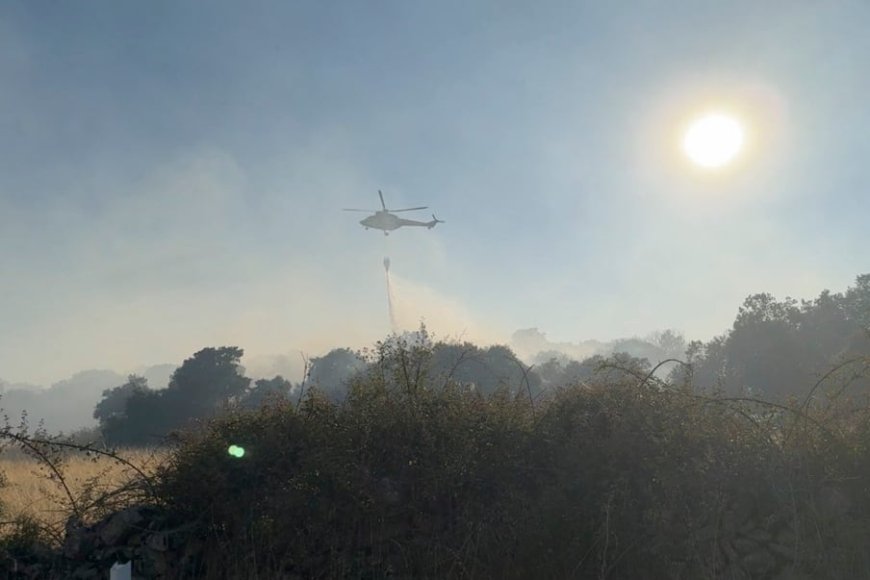 Estabilizado un incendio en la Sierra Oeste de Madrid con tres focos entre Fresnedillas, Peralejo y Zarzalejo