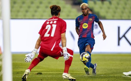 El Barça cierra con una tercera goleada su gira por Asia