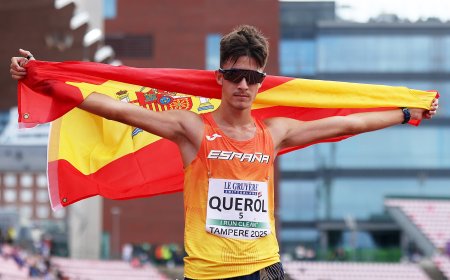 Joan Querol, el joven con autismo que es campeón de Europa sub-20 en los 10.000m marcha