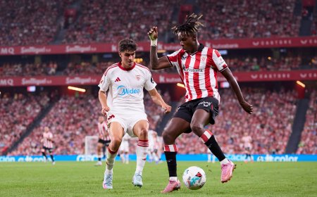 Nico Williams empuja al Athletic hacia la victoria ante el Sevilla