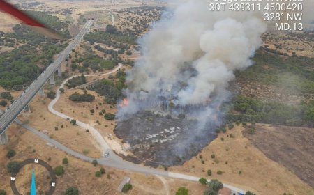 Un incendio en Colmenar Viejo obliga a evacuar varias viviendas cercanas