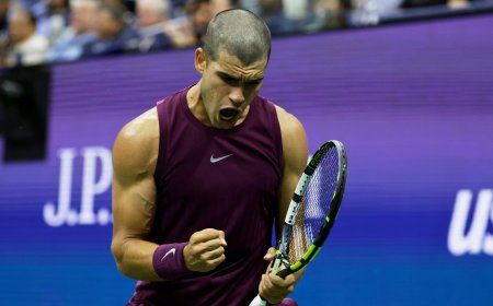 Alcaraz bate a Opelka en su estreno en el US Open