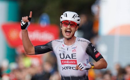 Jay Vine se reencuentra en la Vuelta a España; Tréen, nuevo líder