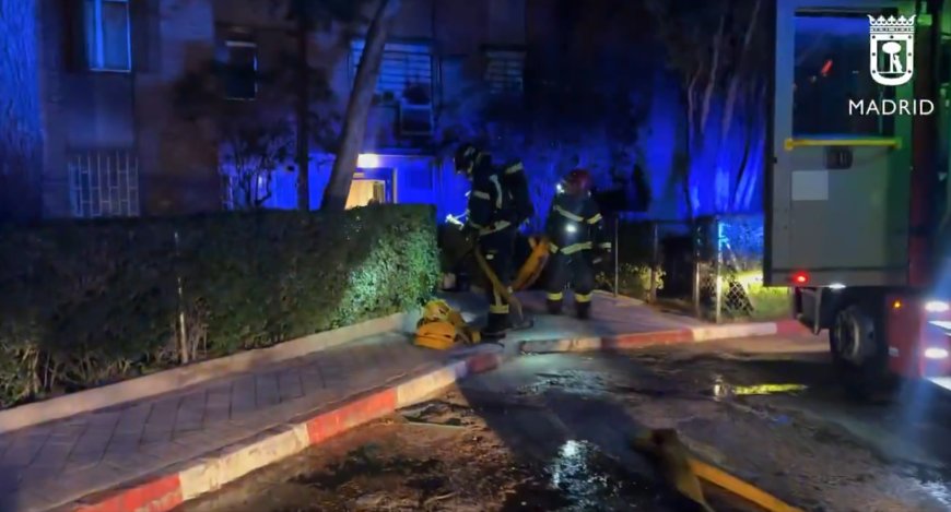 Muere un hombre en el incendio de una vivienda en La Latina