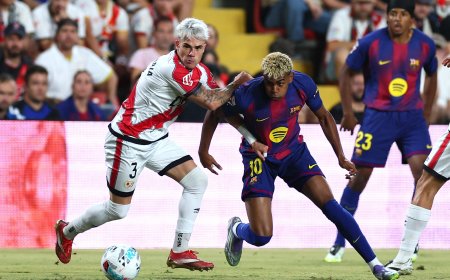 Rayo y Barça se reparten puntos en el ‘show’ de Joan García (1-1)