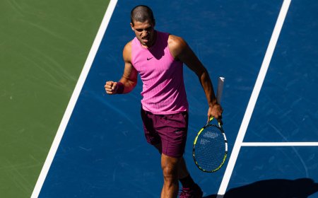 Alcaraz - Lehecka, en directo | El español barre a su rival y ya está en semifinales del US Open