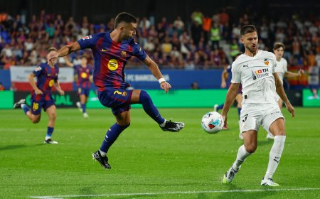 Barcelona - Valencia, en directo | El Barça golea al equipo de Corberán con los dobletes de Fermín, Raphinha y Lewandowski