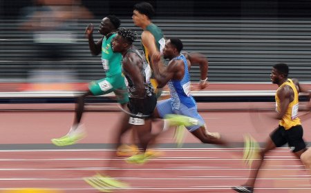 Gout Gout, el prodigioso velocista de 17 años al que comparan con Usain Bolt, pasa a las semifinales de los 200 metros