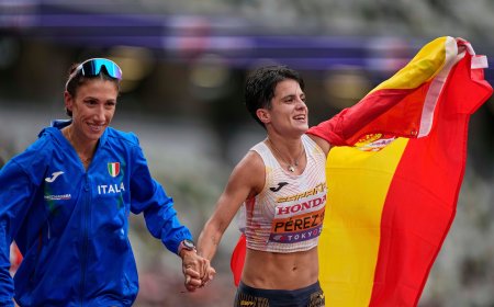 La marcha de María Pérez y Paul McGrath iza a España en el medallero del Mundial de Tokio