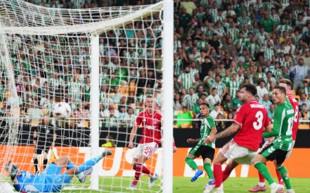 Antony rescata un punto para el Betis ante el Nottingham en su estreno en la Europa League