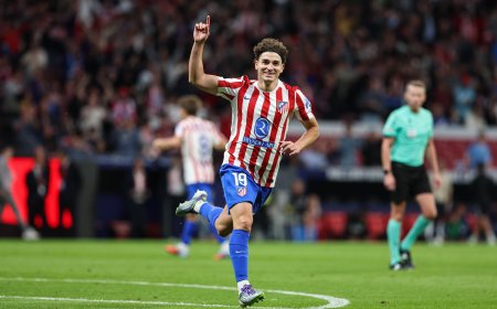 El Atlético, al servicio de Julián Álvarez