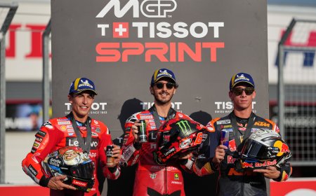 Pecco Bagnaia despierta en la ‘sprint’ del GP de Japón y Marc Márquez allana el camino al título