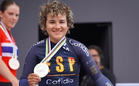 Paula Ostiz, campeona del mundo junior en el Mundial de ciclismo