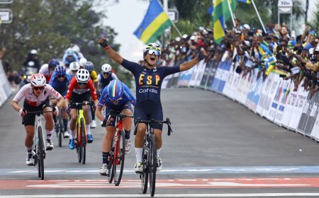 Paula Ostiz Taco, pura sabiduría, se proclama en Ruanda campeona del mundo júnior de ciclismo