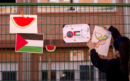 Protesta educativa en Madrid: cuatro horas de paros contra la censura del apoyo a Palestina