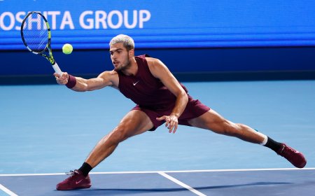 Carlos Alcaraz - Taylor Fritz en directo, la final del Tokio Open en vivo