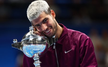 Alcaraz disuelve a Fritz, se corona en Tokio y abrillanta un curso excepcional