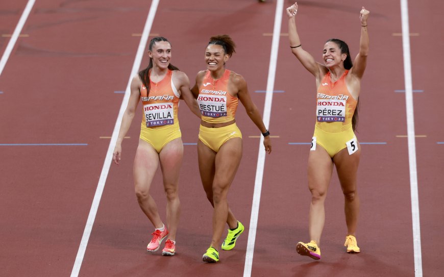 España está lista para volver a hacer historia con el relevo 4x100
