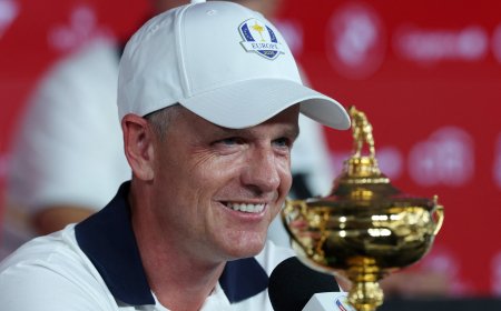 Luke Donald, el capitán de la Ryder Cup que elige hasta el champú de sus jugadores