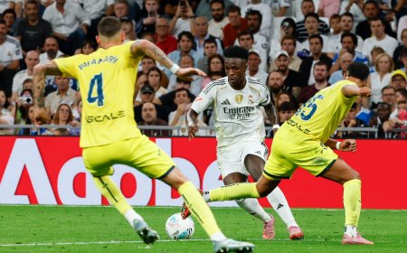 Real Madrid - Villarreal en directo | Vinicius y Mbappé dan la victoria a los blancos ante un Villarreal que terminó con 10 jugadores