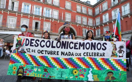 Los latinoamericanos de Madrid que contraprograman la fiesta de la hispanidad de Ayuso porque no hay “nada que celebrar”