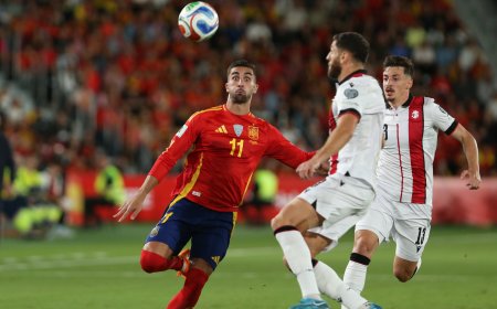 España - Georgia en directo | La Roja domina y manda ante su rival gracias a un gol de Yeremy Pino