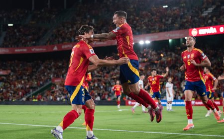España - Georgia en directo | La Roja gana al combinado georgiano con goles de Yeremy y Oyarzabal y encarrila su clasificación al Mundial 2026