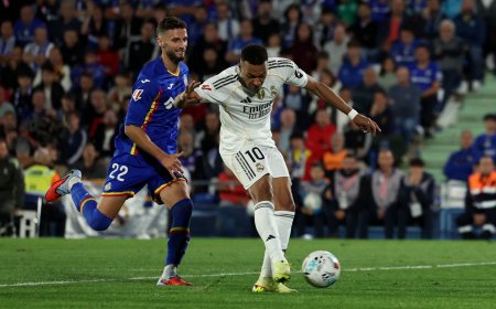 Getafe - Real Madrid en directo | Mbappé da la victoria y los de Xabi Alonso recuperan el liderato