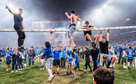 Detenidos siete ultras por incidentes en la previa del Oviedo - Mirandés del final de temporada pasada en Segunda División