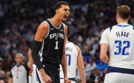 Un magnífico Wembanyama da el triunfo a los Spurs y roba protagonismo al sucesor de Doncic: Cooper Flagg, número uno del draft de la NBA