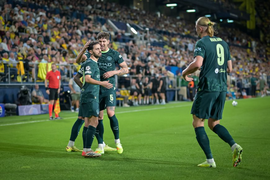 Haaland y Bernardo Silva dejan al Villarreal en la lona