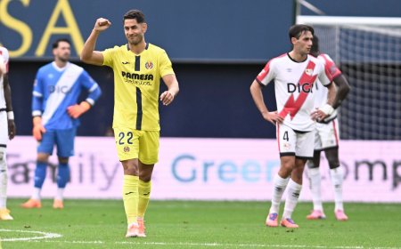 Un Villarreal majestuoso golea al Rayo y se coloca segundo en la Liga