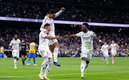 El Madrid arrolla al Valencia con la goleada de la paz