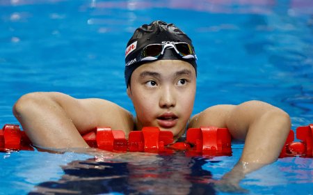 La nadadora Yu Zidi, de 13 años, logra su primer récord de Asia