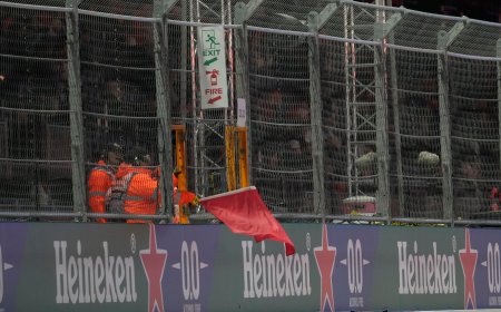 Las Vegas se vuelve a ir por el sumidero: una tapa de alcantarilla obliga a neutralizar dos veces los entrenamientos de Fórmula 1