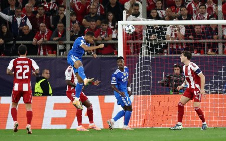 Olympiacos - Real Madrid en directo|Mbappé, tras marcar cuatro goles: “Es muy importante volver a ganar después de tres partidos sin victoria”