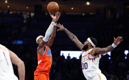 Los campeones Thunder machacan a la competencia y encabezan los cuartos de final de la Copa NBA