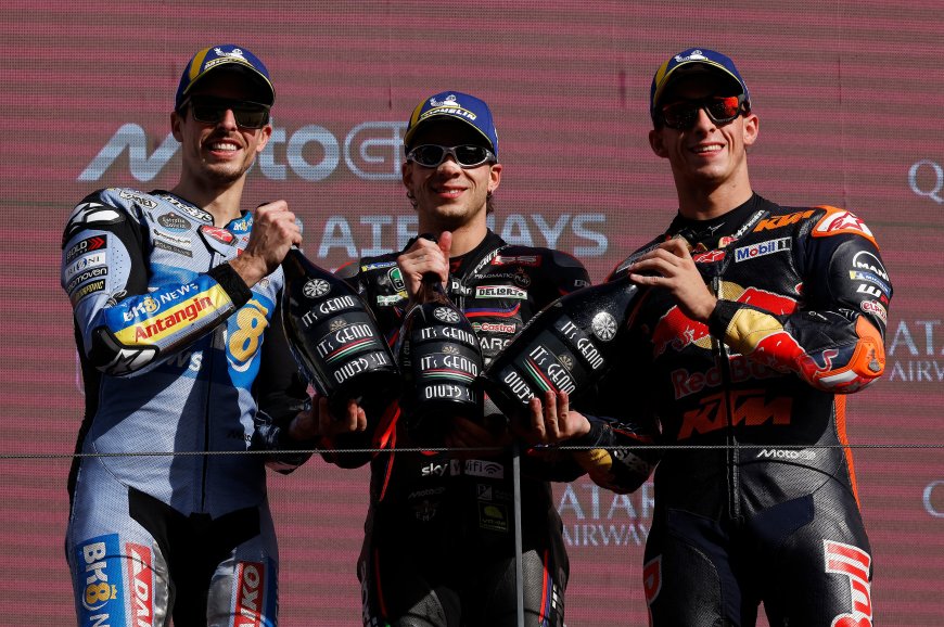 Bezzecchi gana el GP de Portugal y consolida a Aprilia como principal alternativa a los Márquez y Ducati