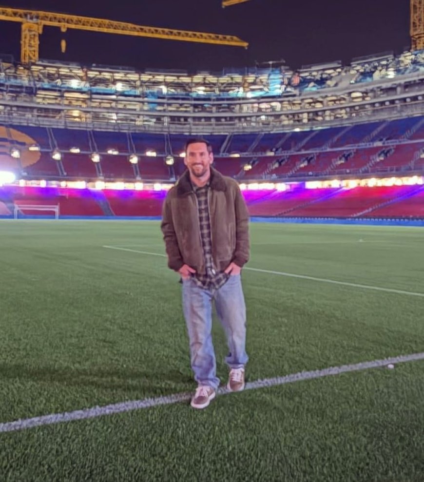 Leo Messi regresa al Camp Nou: “Un lugar donde fui inmensamente feliz, ojalá pueda volver”