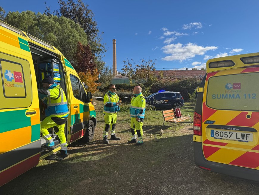 Fallece una mujer y un hombre resulta herido de gravedad en un incendio en un parque de Alcalá de Henares