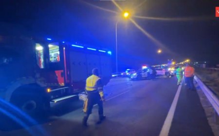 Muere un hombre de 49 años al chocar su coche contra un camión en la M-50 en Fuenlabrada