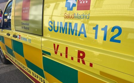 Fallece una mujer en Madrid tras precipitarse de un décimo piso con sus dos hijos, en estado grave