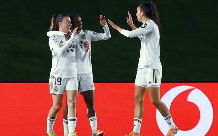 El Real Madrid femenino gana al Wolfsburgo y se sitúa entre los cuatro primeros en la Champions