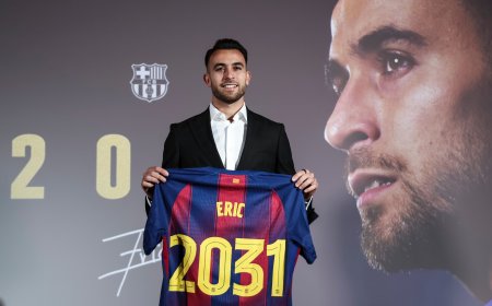 Eric García renueva hasta 2031 y apunta a capitán del FC Barcelona