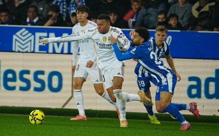Alavés - Real Madrid en directo | Mbappé adelanta al conjunto blanco con un golazo al contraataque
