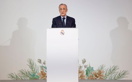 Florentino Pérez sostiene la guerra del Real Madrid al Barça por el caso Negreira