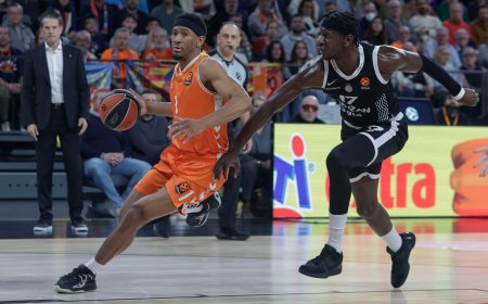 El Valencia Basket se pone líder de la Euroliga y el Mónaco castiga al Barcelona