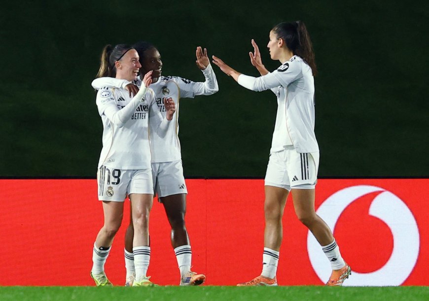 El Real Madrid femenino gana al Wolfsburgo y se sitúa entre los cuatro primeros en la Champions