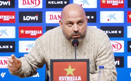 Manolo González, en la previa del Espanyol - Barcelona: “Lecciones de comportamiento no; recuerden cuando Figo fue al Camp Nou”